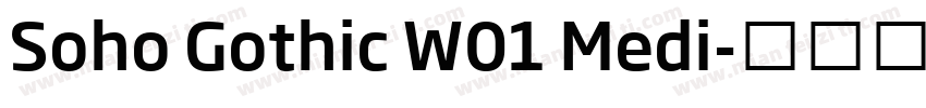 Soho Gothic W01 Medi字体转换